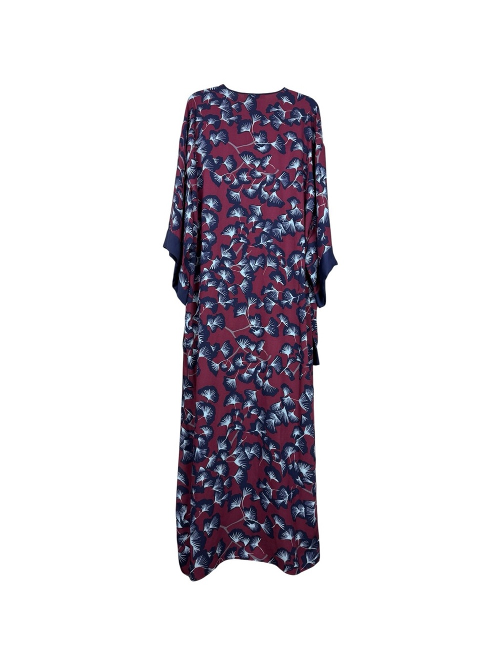 BCBG MaxAzria Floral Print High Low Kimono Long Dress - Picture 3 of 7